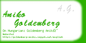 aniko goldemberg business card